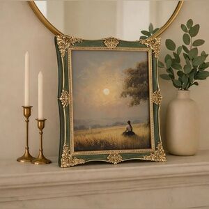 Bridgerton Vintage Antique Style Picture Frame 8x10 Glass Front, Ornate Frame